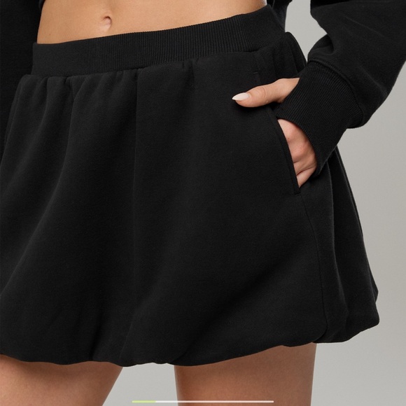 NWT OFFLINE By Aerie Cloud Fleece Bubble Skort NEW - Picture 2 of 6